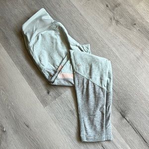 Alo soft colorblock heathered leggings